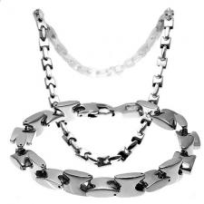 Anvil Shape Bracelet and Chain Set